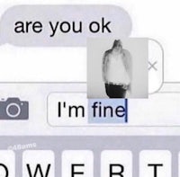 are you ok i'm fine